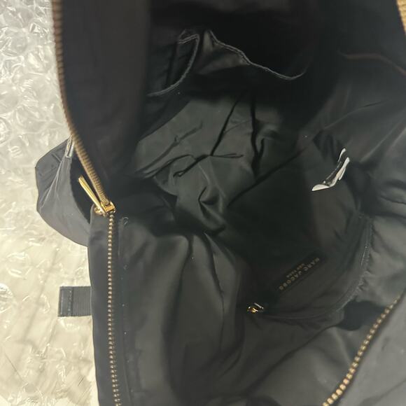 EUC Marc Jacobs‎ Nylon Varsity Black/Gold Tone Backpack main image 6